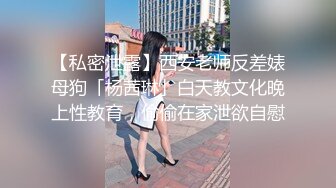 【私密泄露】西安老师反差婊母狗「杨茜琳」白天教文化晚上性教育，偷偷在家泄欲自慰