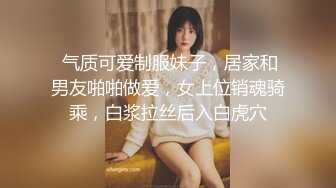  气质可爱制服妹子，居家和男友啪啪做爱，女上位销魂骑乘，白浆拉丝后入白虎穴