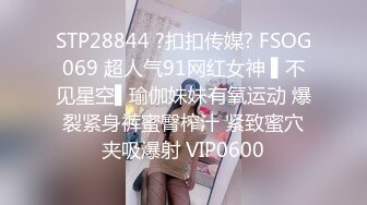 STP28844 ?扣扣传媒? FSOG069 超人气91网红女神 ▌不见星空▌瑜伽妹妹有氧运动 爆裂紧身裤蜜臀榨汁 紧致蜜穴夹吸爆射 VIP0600